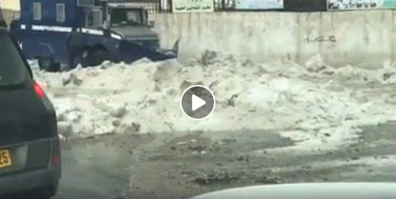 D&rsquo;impressionnantes chutes de grêle se sont abattues sur Constantine ! [vidéo]