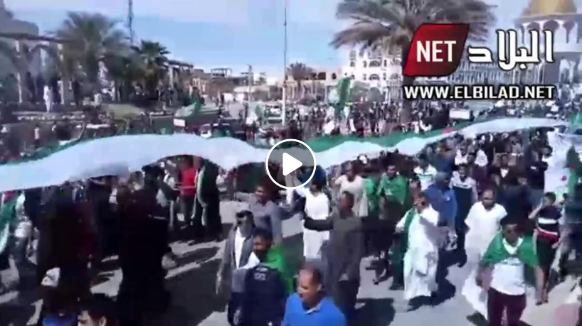 Les habitants d&rsquo;El Oued manifestent contre les résidus du clan présidentiel ! [vidéo]
