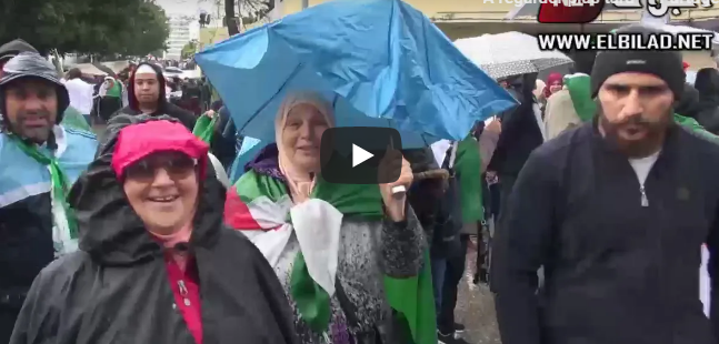 Malgré la pluie, les manifestants sont sortis ce vendredi en masse à Annaba ! [vidéo]