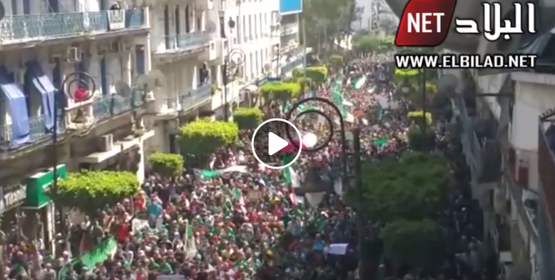 Manifestations d’Alger: la rue hassiba est déjà noire de monde !