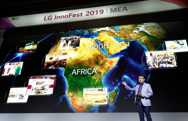 Les solutions LG premium living space impressionnent à Innofest MEA 2019