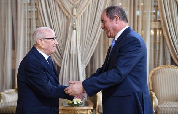 Sabri Boukadoum reçu par le président tunisien Béji Caïd Essebsi