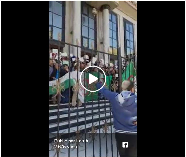 Vidéo : la cour de justice de Sétif en grève générale pour protester contre le système