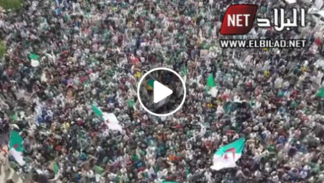 13e vendredi: Marée humaine à Bordj Bou Arreridj [vidéo]