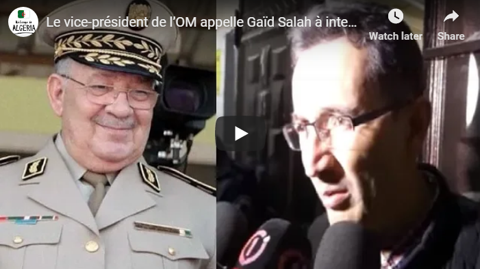 L’adjoint du président de l’O Médéa appelle Gaïd Salah à intervenir en championnat [vidéo]
