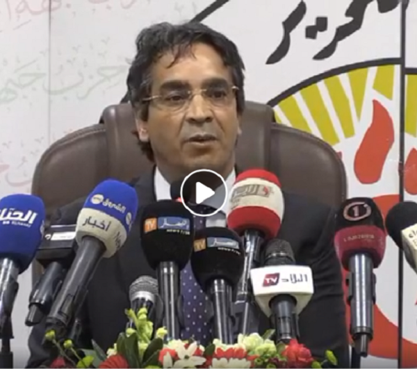 Vidéo/ Mohamed Djemai le nouveau secrétaire général du FLN : « lorsque le peuple nous dit dégage,  cela nous fait mal ! »