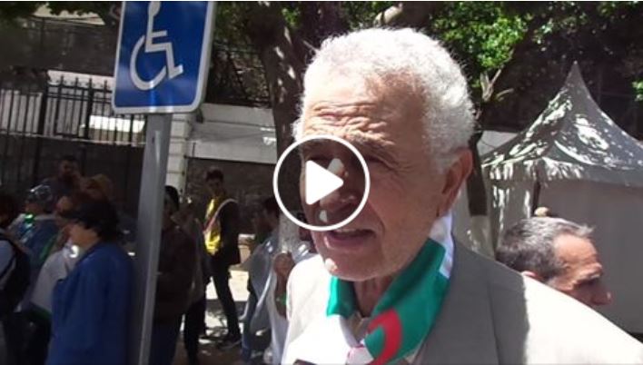 L’ancien moudjahid Abdelmadjid Azzi participe à la marche des étudiants: « on a eu l’indépendance mais pas la liberté »