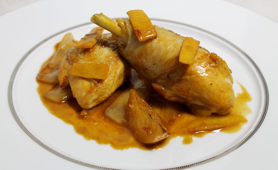 Recette: Poulet au citron confit