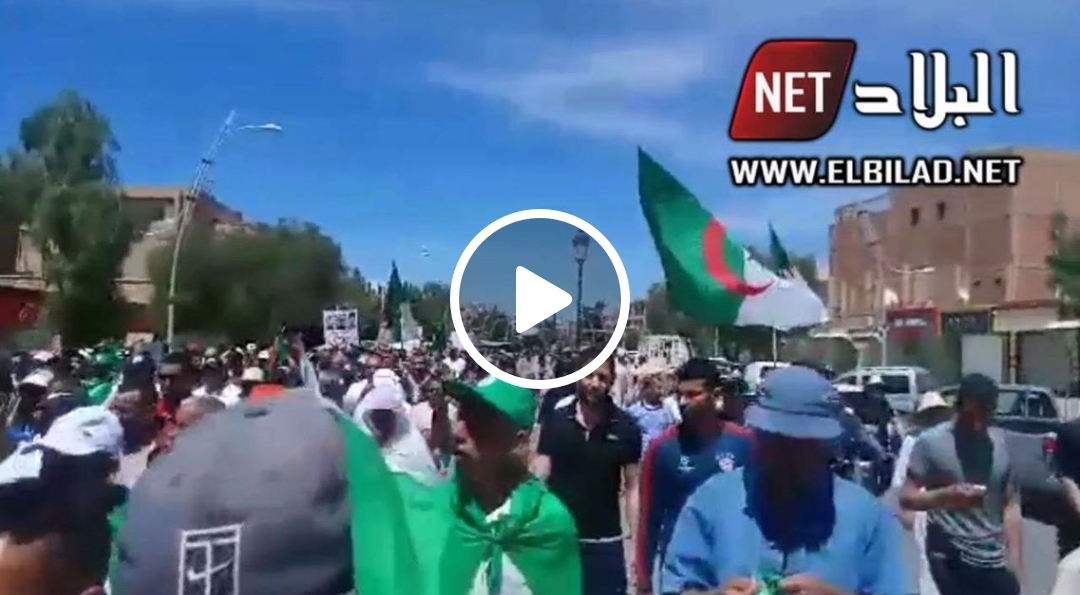 Des milliers de manifestants dans les rues de M’Sila [vidéo]