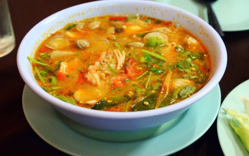 Soupe aux fruits de mer