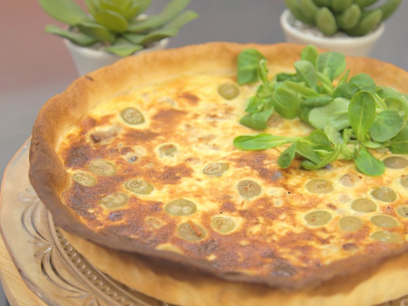 Tarte aux thon et olives