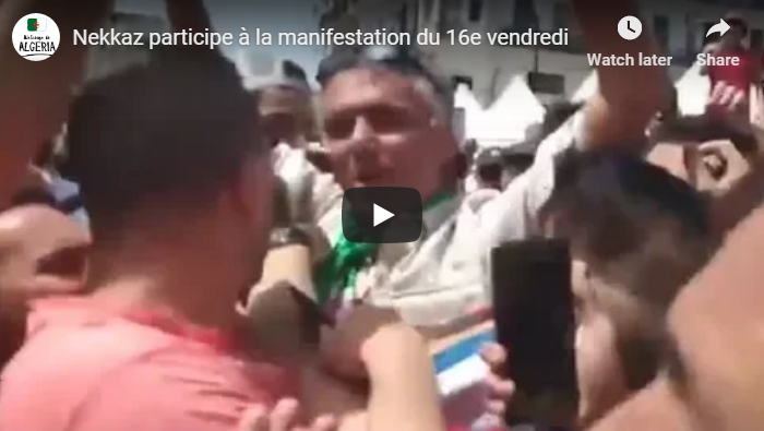 Rachid Nekkaz participe à la manifestation du 16e vendredi [vidéo]