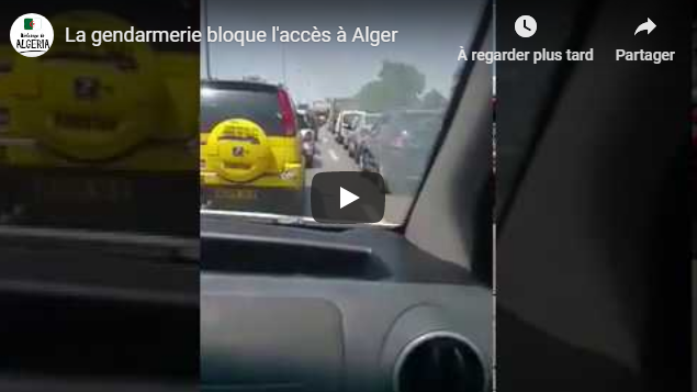 18e vendredi: la gendarmerie bloque l’accès à la capitale !