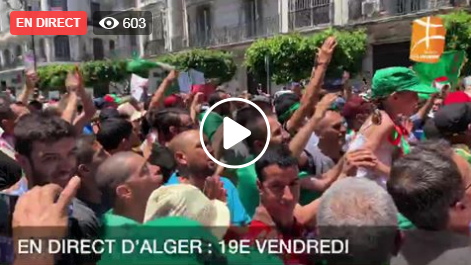 19e vendredi à Alger: les manifestants commencent à affluer vers le lieu habituel de la manifestation !