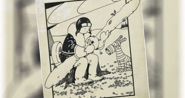 Enchères : La première couverture de Tintin vendue 1,1 million de dollars