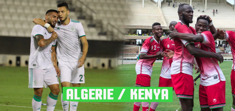CAN2019 : Le onze entrant de l’Algérie face au Kenya