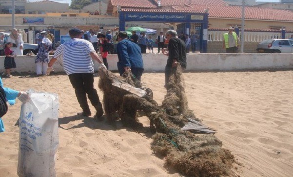 7ème édition de l&rsquo;opération « Ports et barrages bleus 2019 »: 1,5 tonne de déchets récupérées