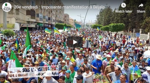 20e Vendredi : les Béjaouis toujours mobilisée !