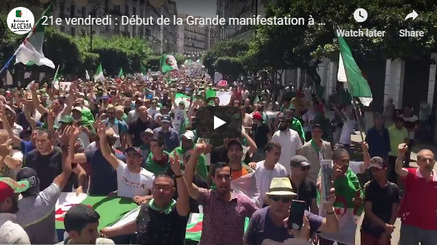 Une marée humaine contre Bensalah et Gaid Salah à Alger !
