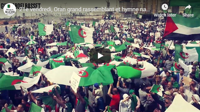 Grandiose manifestation à Oran contre le système !