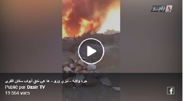 Vidéo : Nouvel incendie à Djurdjura-Tizi Ouzou