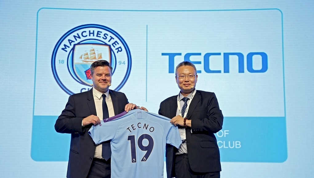 Renouvellement du partenariat entre Mancester City et Tecno Mobile