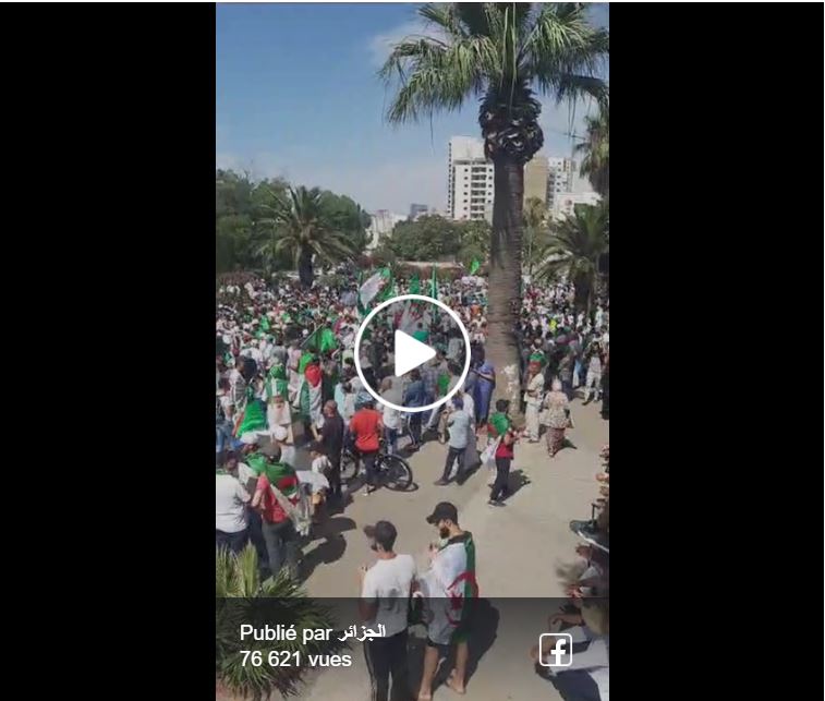 Vidéo : manifestations contre le système à Oran