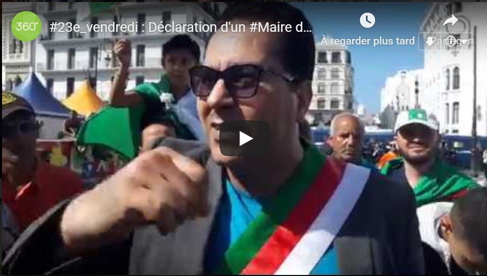 Le maire de Souk El Tenine (wilaya de Tizi Ouzou) : « il faut mettre en pratique de réelles mesures d’apaisement avant de lancer un dialogue » (vidéo)