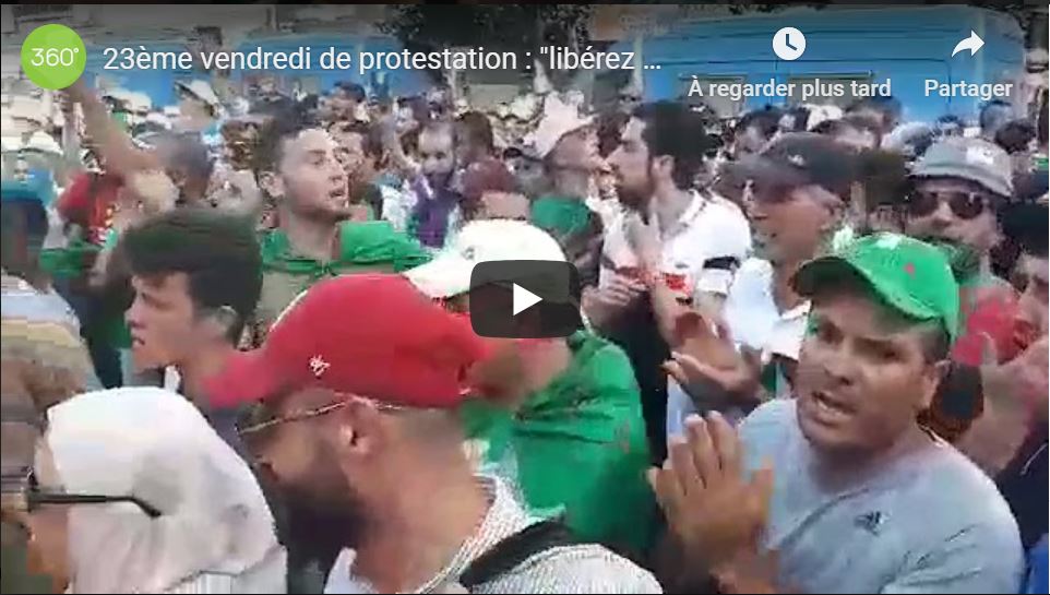 23ème vendredi de protestation : « libérez zawali ! »