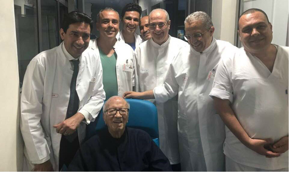 Le président tunisien a quitté « en bonne santé » l&rsquo;hôpital militaire
