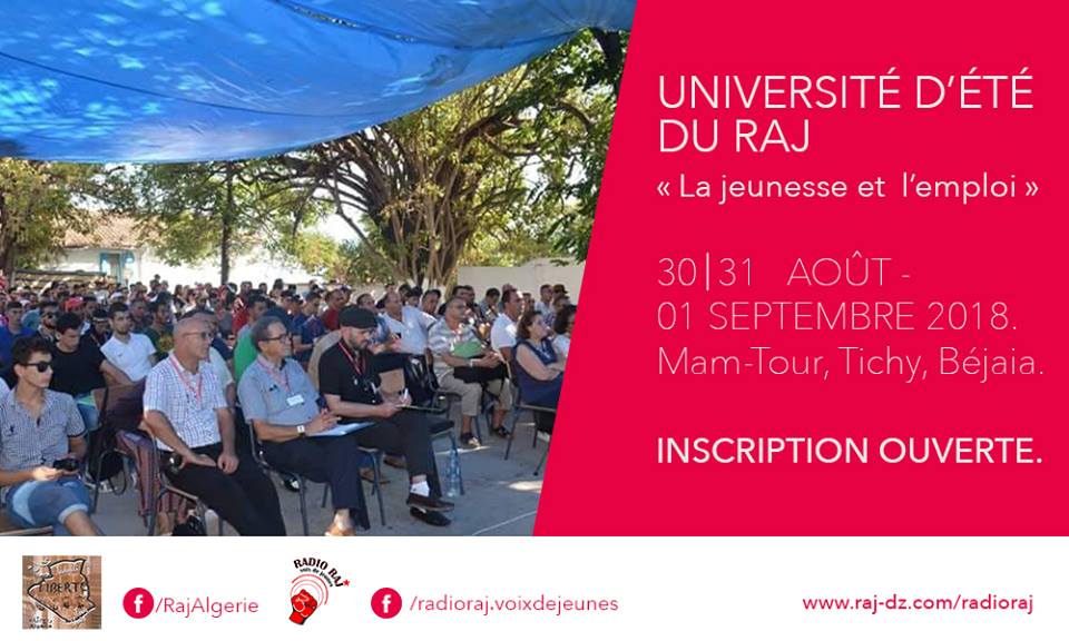 Béjaia: La tenue de l’université d’été du RAJ interdite