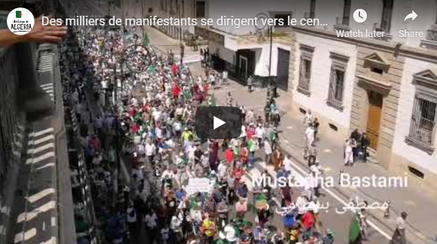 Des milliers de manifestants se dirigent vers le centre-ville d’Alger !