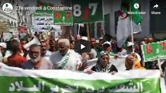 27e vendredi : Participation massive des Constantinois