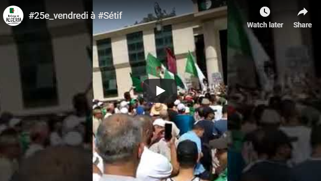 La mobilisation s’est maintenue à ses niveaux habituels à Sétif [vidéo]