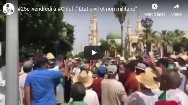 25e vendredi : Grandiose manifestation des Chélifiens !