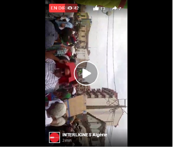 24e Vendredi : Manifestation pacifique à Bouira