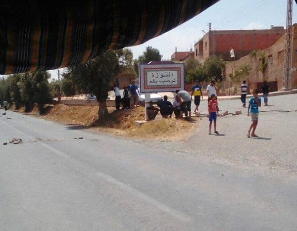 Sidi Bel Abbes: Des citoyens barrent la route contre la crise de l&rsquo;eau