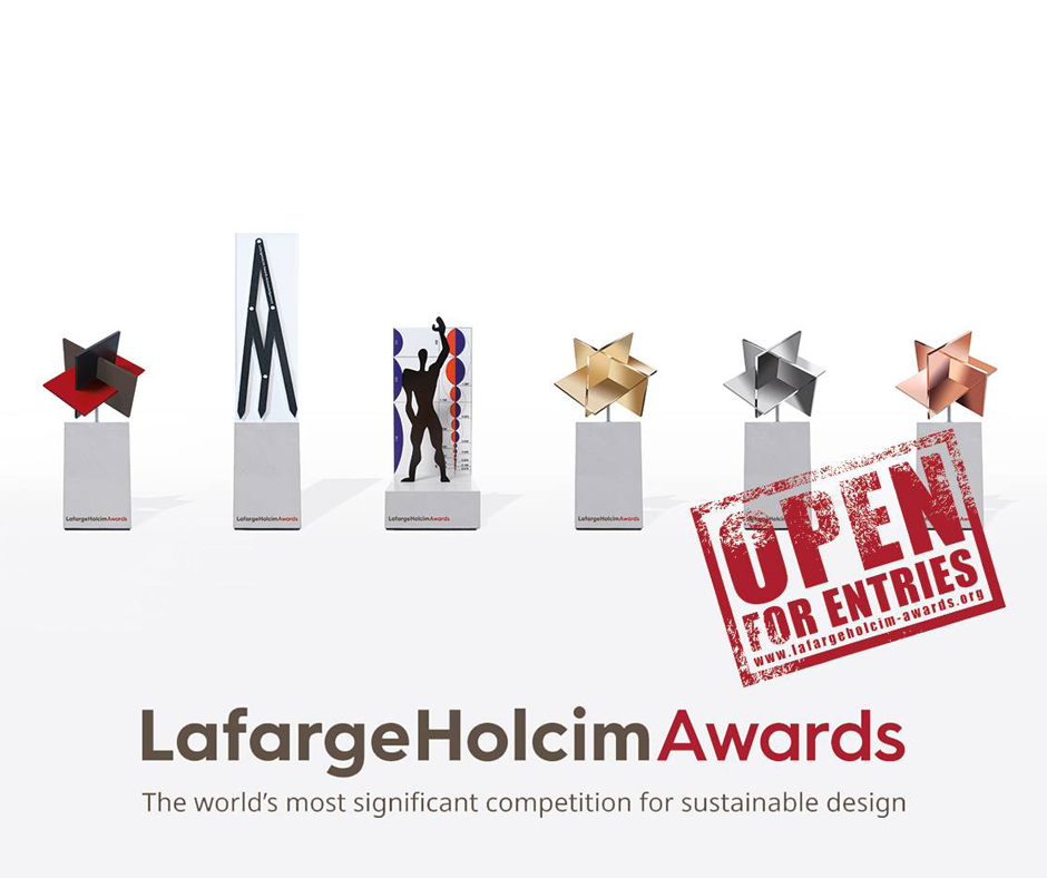LafargeHolcim Awards : Les inscriptions pour la 6ème édition du concours sont ouvertes