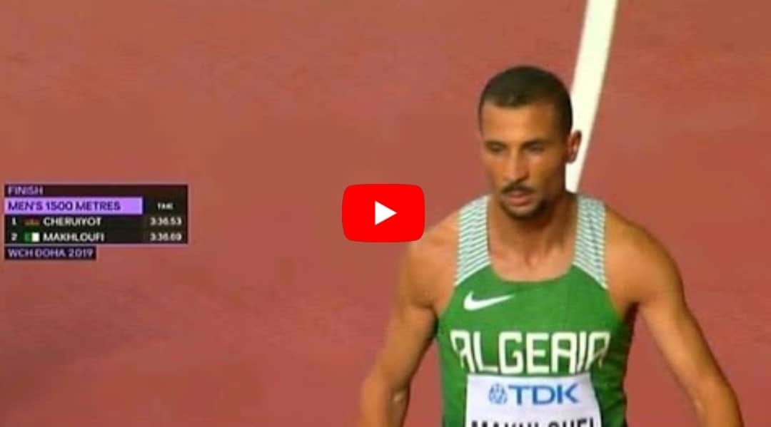 Mondiaux-2019 : Makhloufi qualifié pour la finale du 1500m [vidéo]