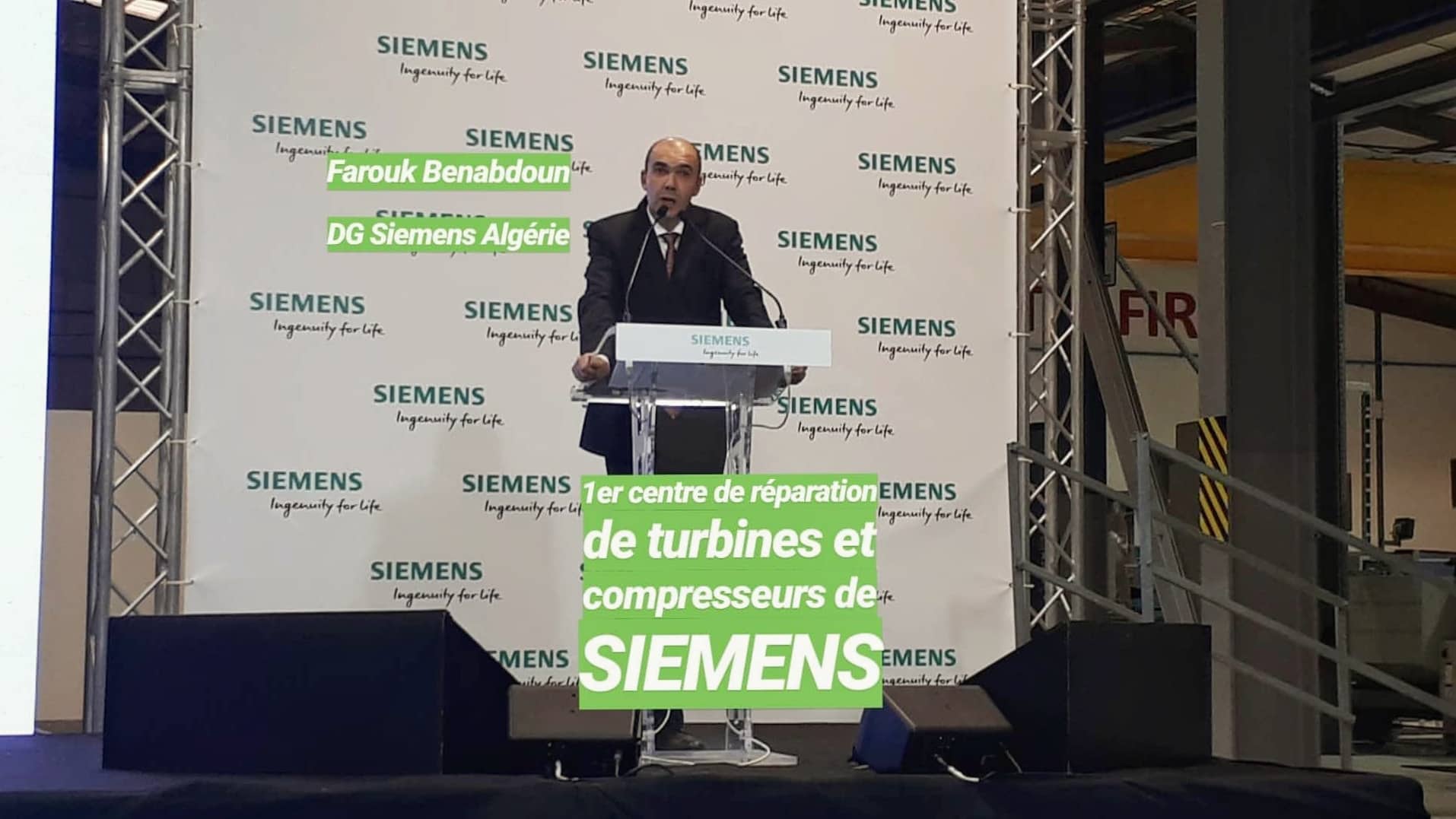 Siemens Algérie inaugure son premier centre de maintenance de turbines au Maghreb