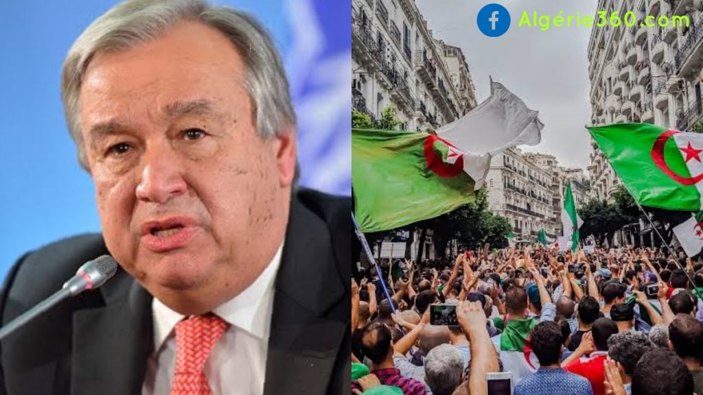 Le chef de l’ONU s’exprime sur les manifestations en Algérie