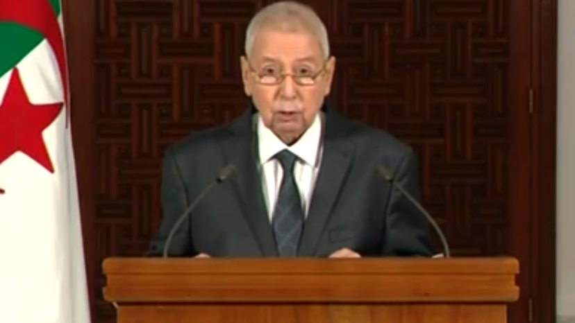 Bensalah appelle le peuple à faire de l’élection présidentielle une fête nationale