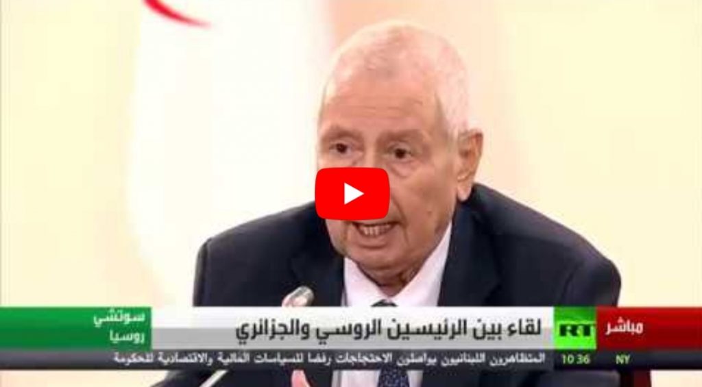 Face à Poutine, Bensalah accuse les médias de « déformer la réalité » de ce qui se passe en Algérie