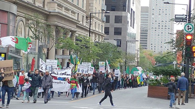 Acte 34 de la révolution citoyennes des algériens à Montréal : Mobilisation contre la loi sur les hydrocarbures