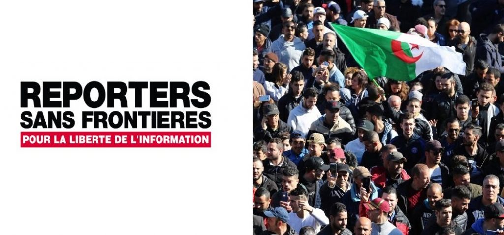 Reporters sans frontières lance un appel aux autorités algériennes