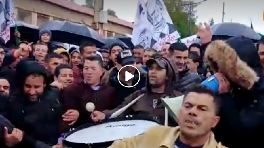 Marche anti-élection sous une pluie battante ce samedi à Bouira