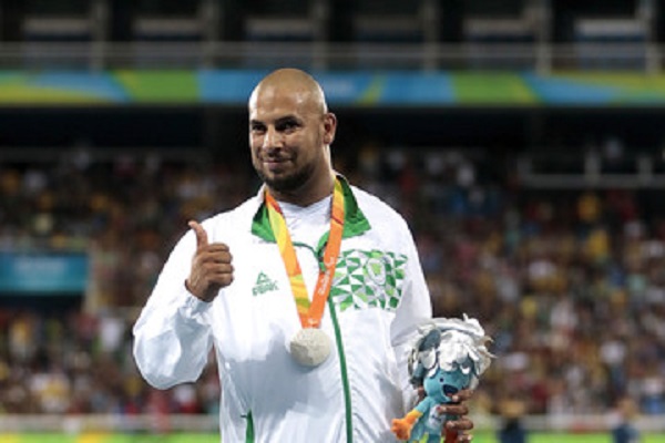 Para-athlétisme/Mondiaux-2019 (Poids F33): l’argent pour Kamel Kardjena