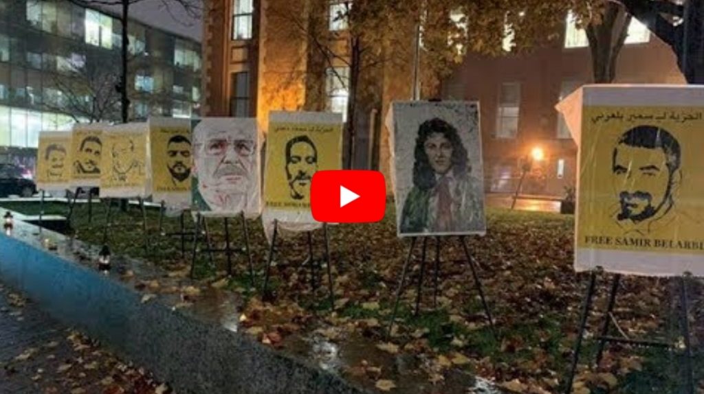 Vidéo | La pluie n’a pas empêché les Algériens de Montréal de sortir Manifester