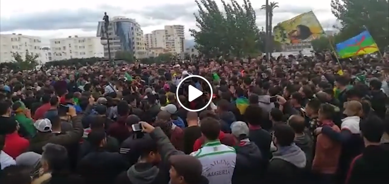 Vidéo | imposante marche au vendredi 34 à Bejaïa