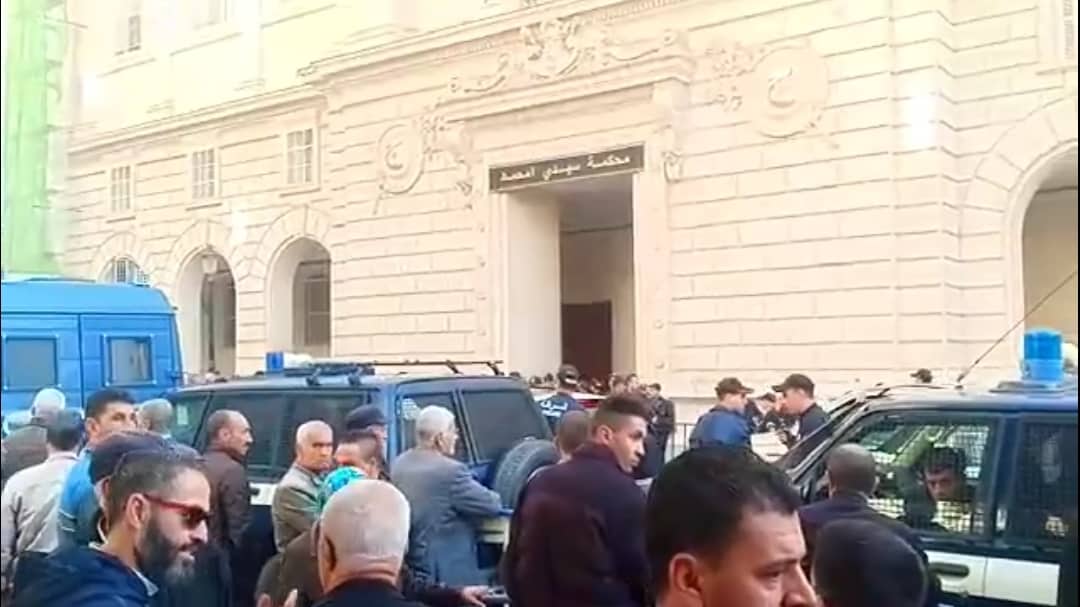 Résumé des évènements d’aujourd’hui au tribunal de Sidi M’hamed